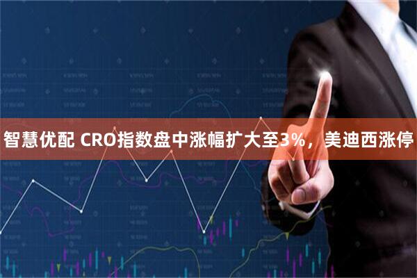 智慧优配 CRO指数盘中涨幅扩大至3%，美迪西涨停